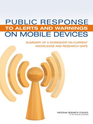 cover image of Public Response to Alerts and Warnings on Mobile Devices
